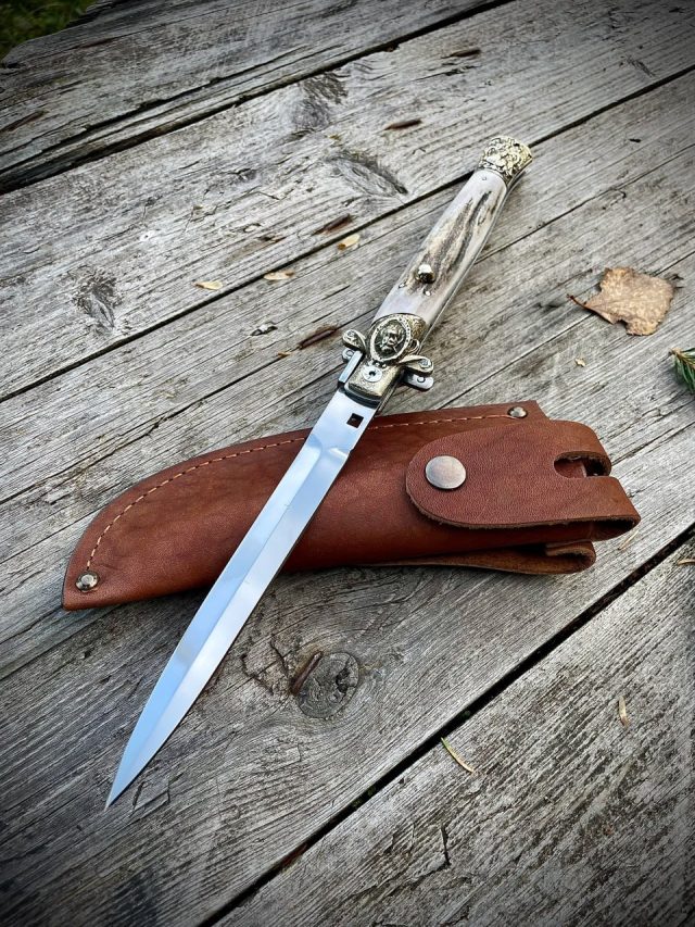 Выкидной нож Maniago (Beltrame Stiletto) — клинок 165 мм