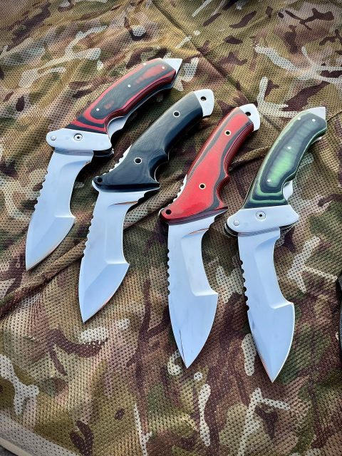 Кастомный складной нож Specwog производства Knife-Gallery